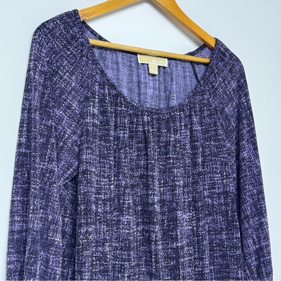 Michael Kors Printed Blouse Purple - Picture 2 of 5